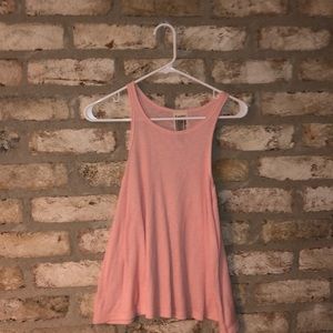 Light pink free people tank top, size XS